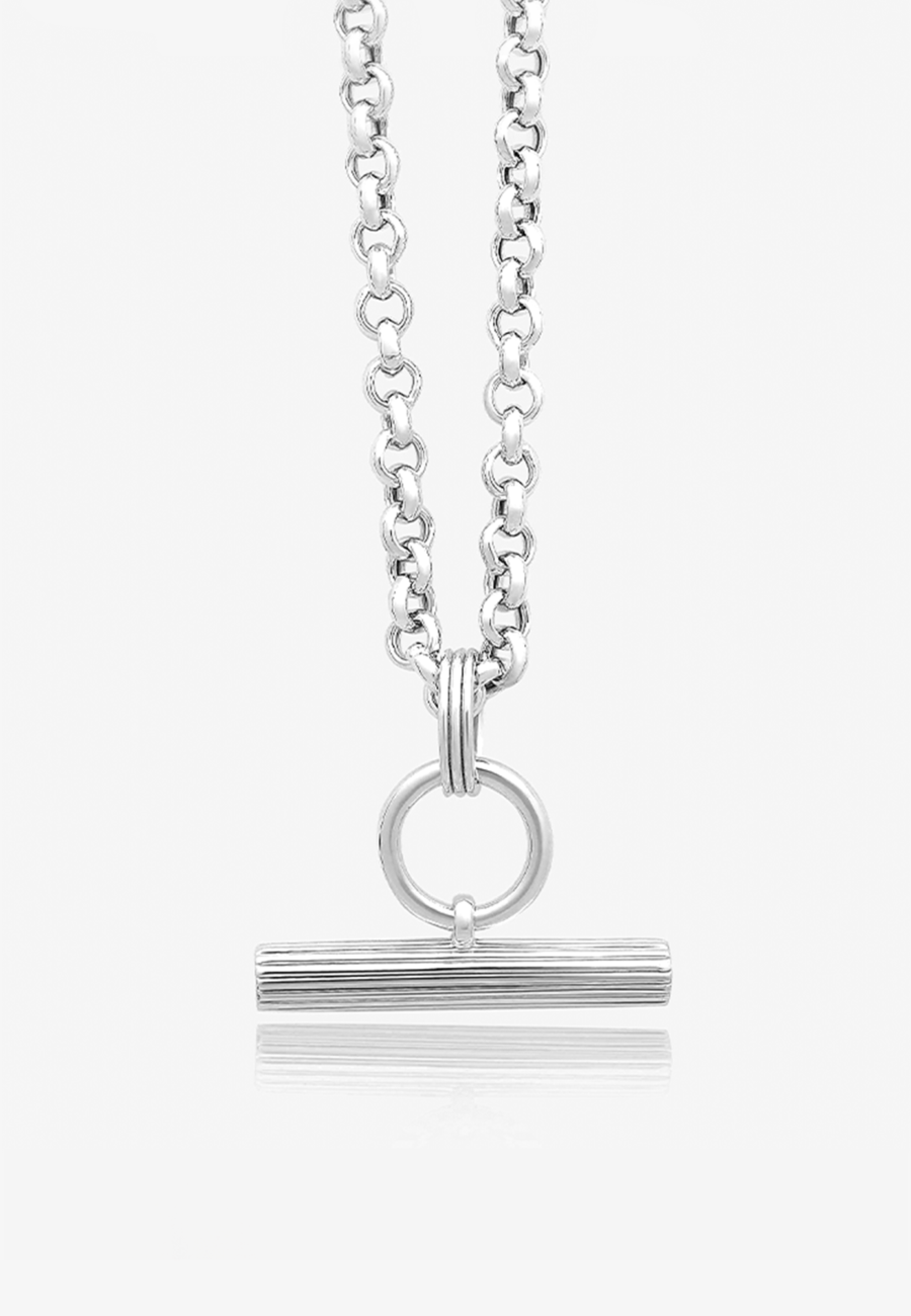 Chunky Personalised T-Bar Necklace