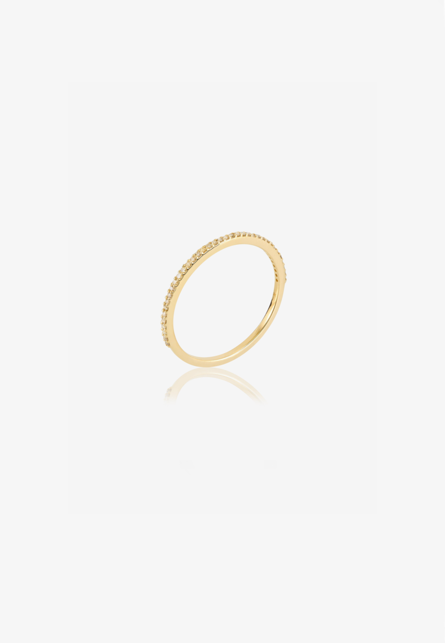 Solid Gold And Diamond Eternity Ring